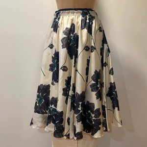 Donna Karan Floral Skirt